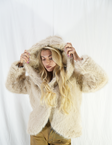 Pelliccia Diva Beige