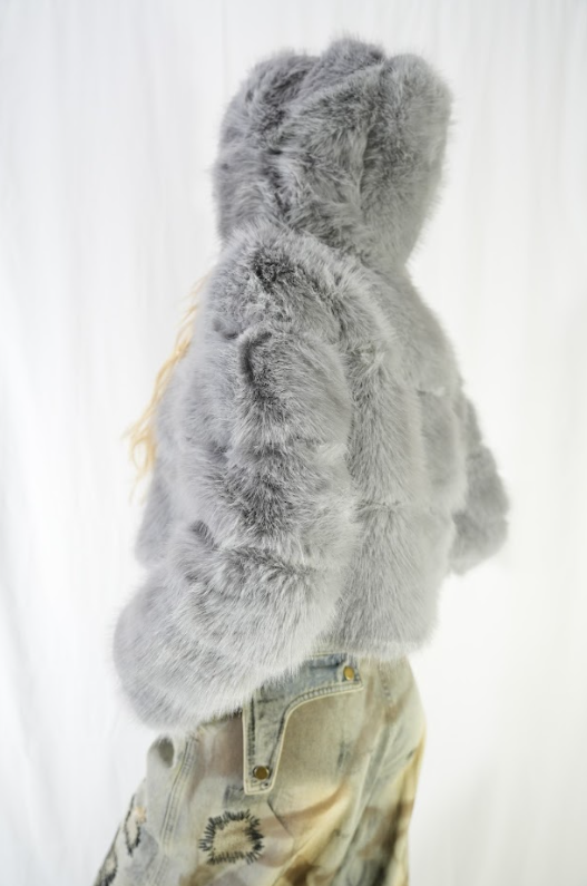 Pelliccia Lady Grigia