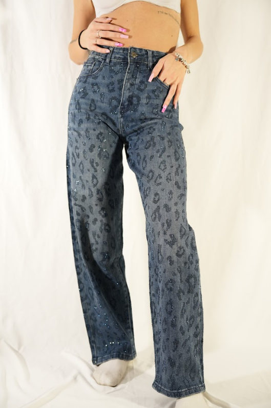 Jeans Leopard Denim