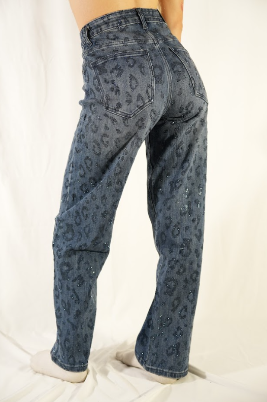 Jeans Leopard Denim
