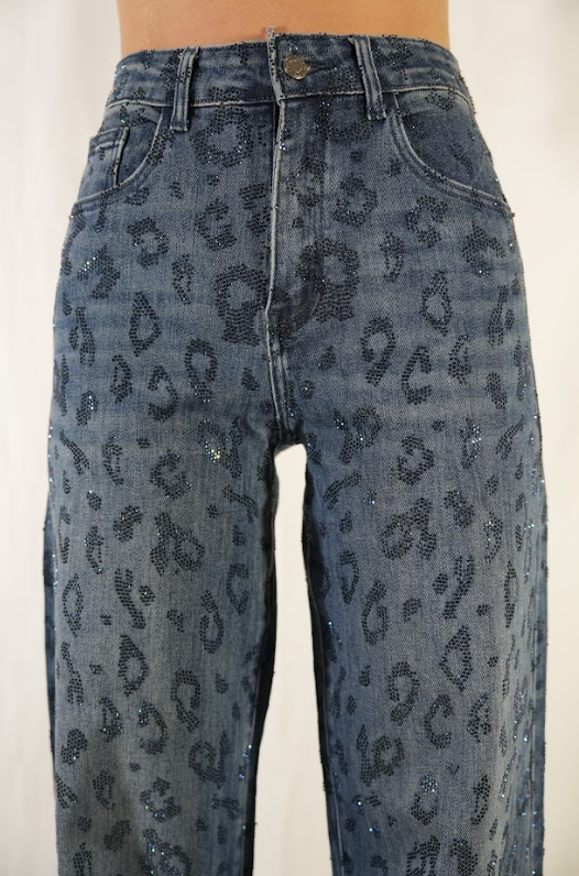 Jeans Leopard Denim