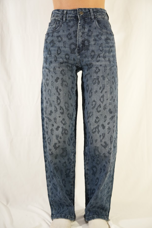 Jeans Leopard Denim